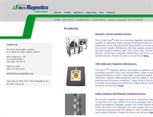 Tablet Screenshot of micromagnetics.com